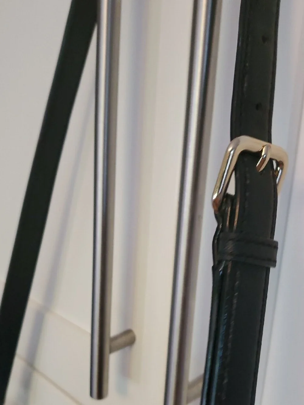 kate spade Black Saffiano Leather Crossbody Tote with Gold Hardware